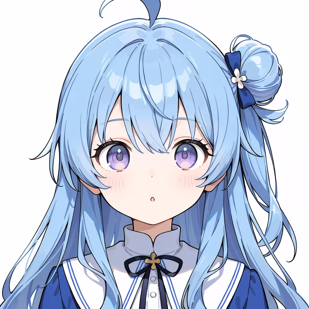 片側お団子の作例