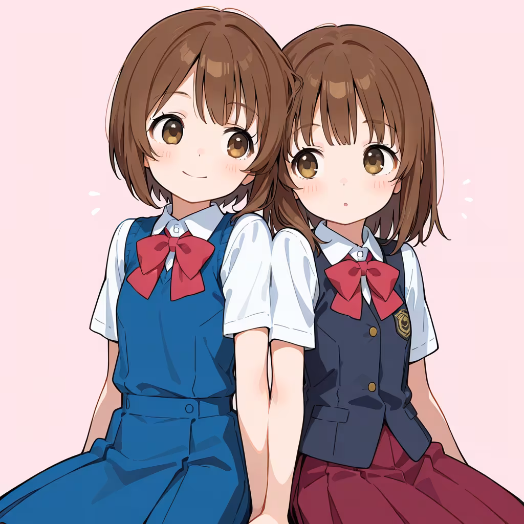 姉妹の作例