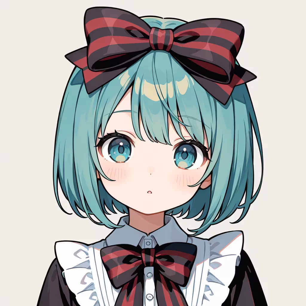 ストライプリボンの作例