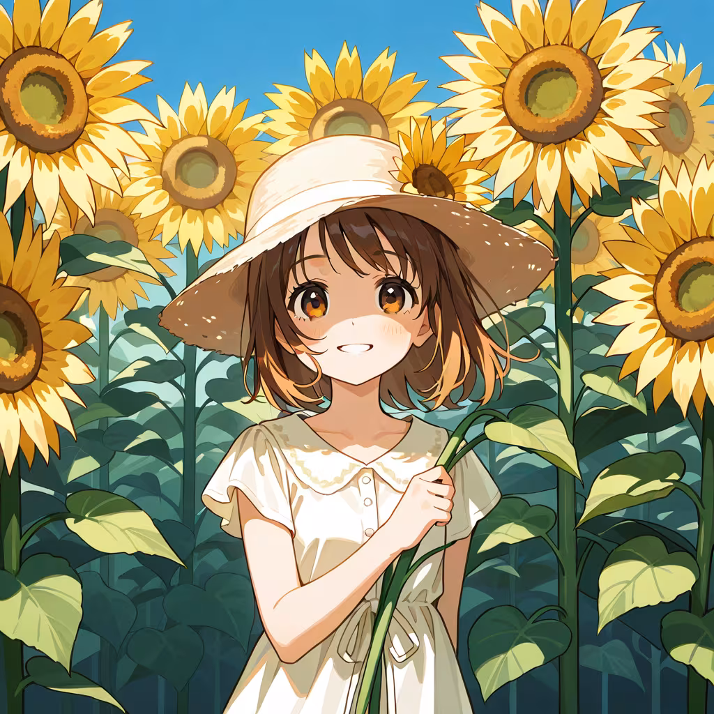 ひまわりの作例