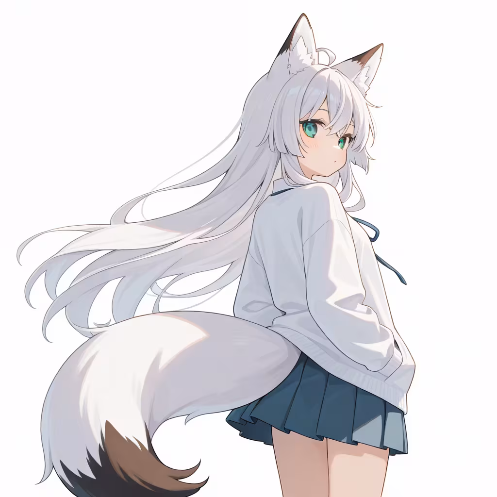尻尾の作例