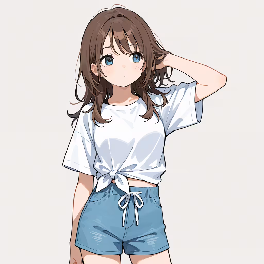 裾結びの作例