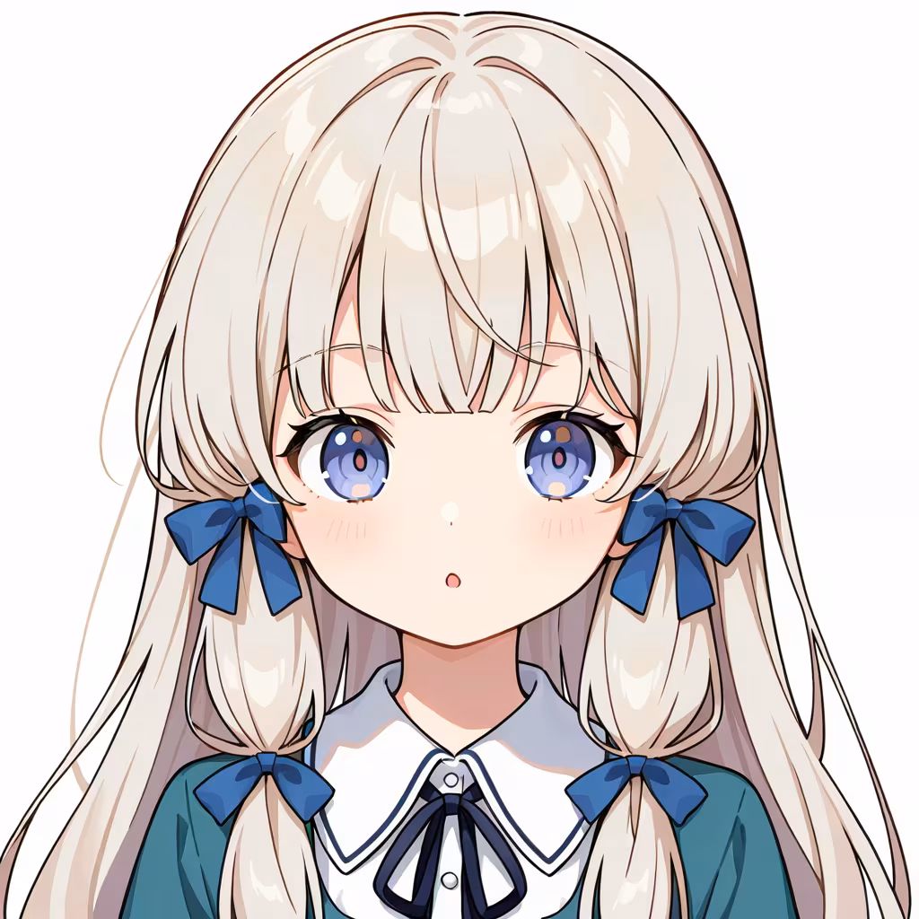 髪房リボンの作例