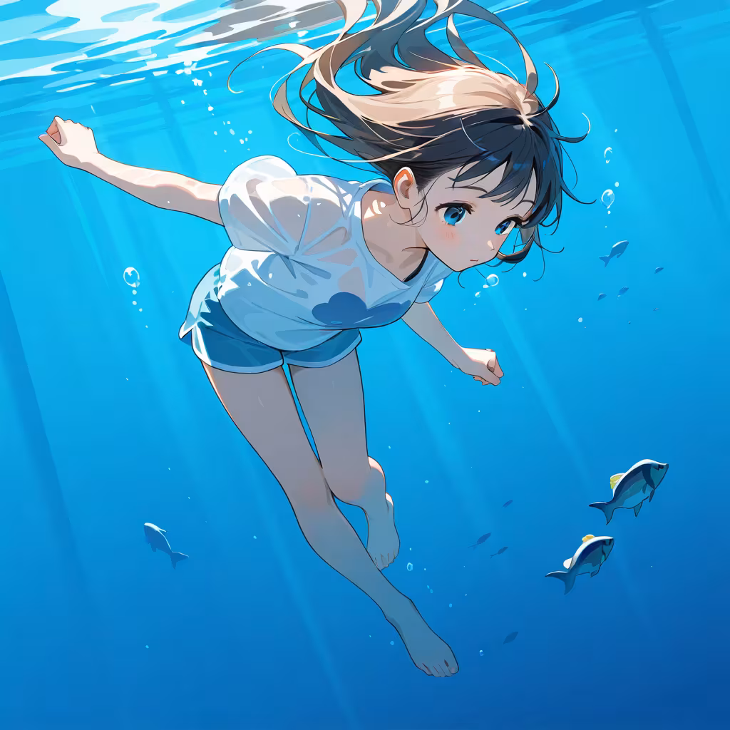 水中の作例