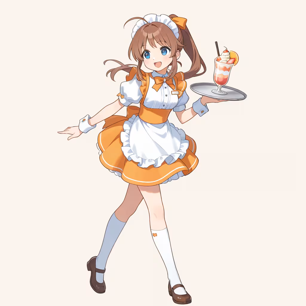 ウェイトレスの作例