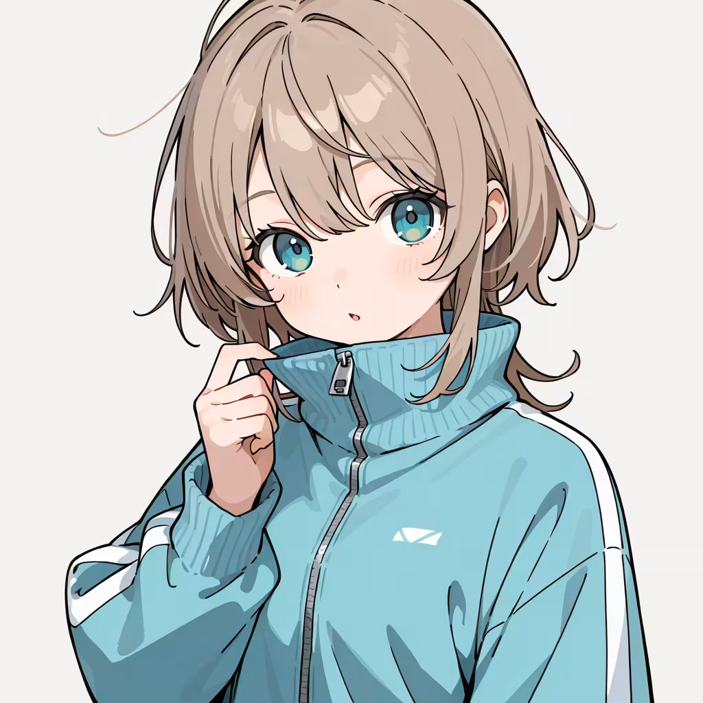 ジッパーのつまみの作例