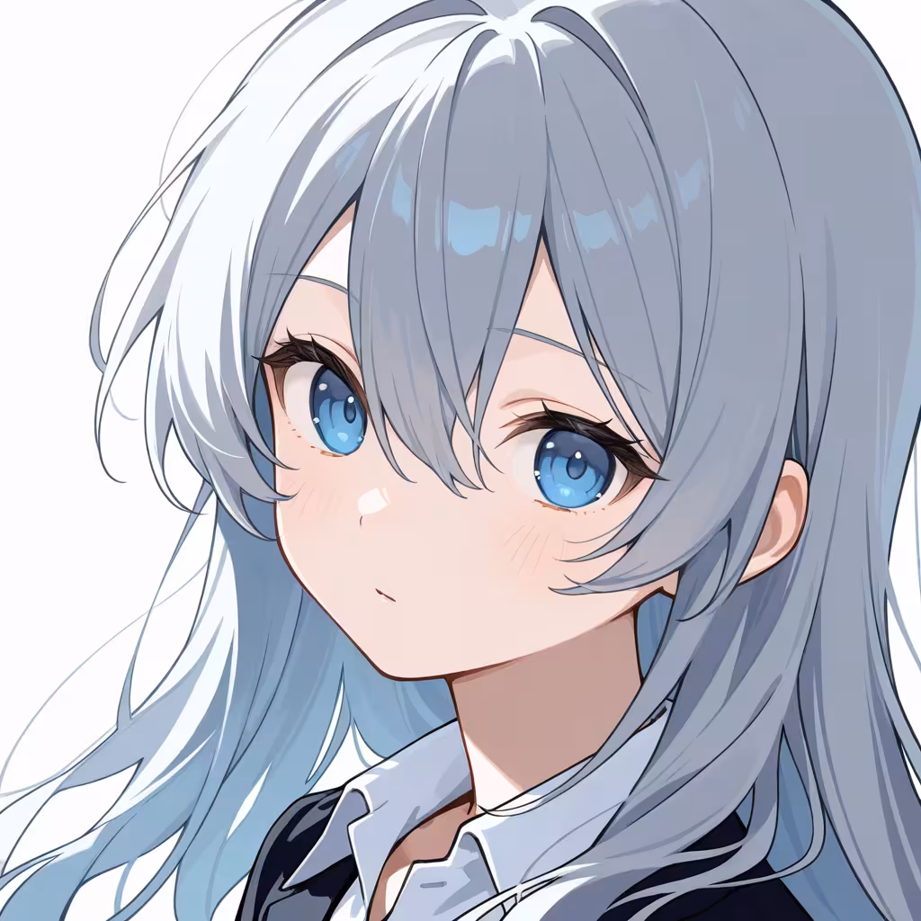 前髪テールの作例