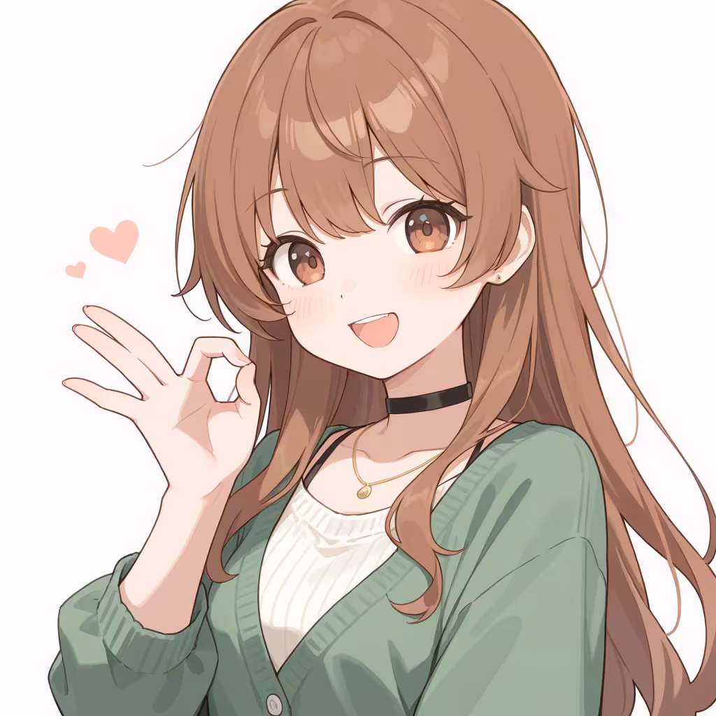 OKサインの作例