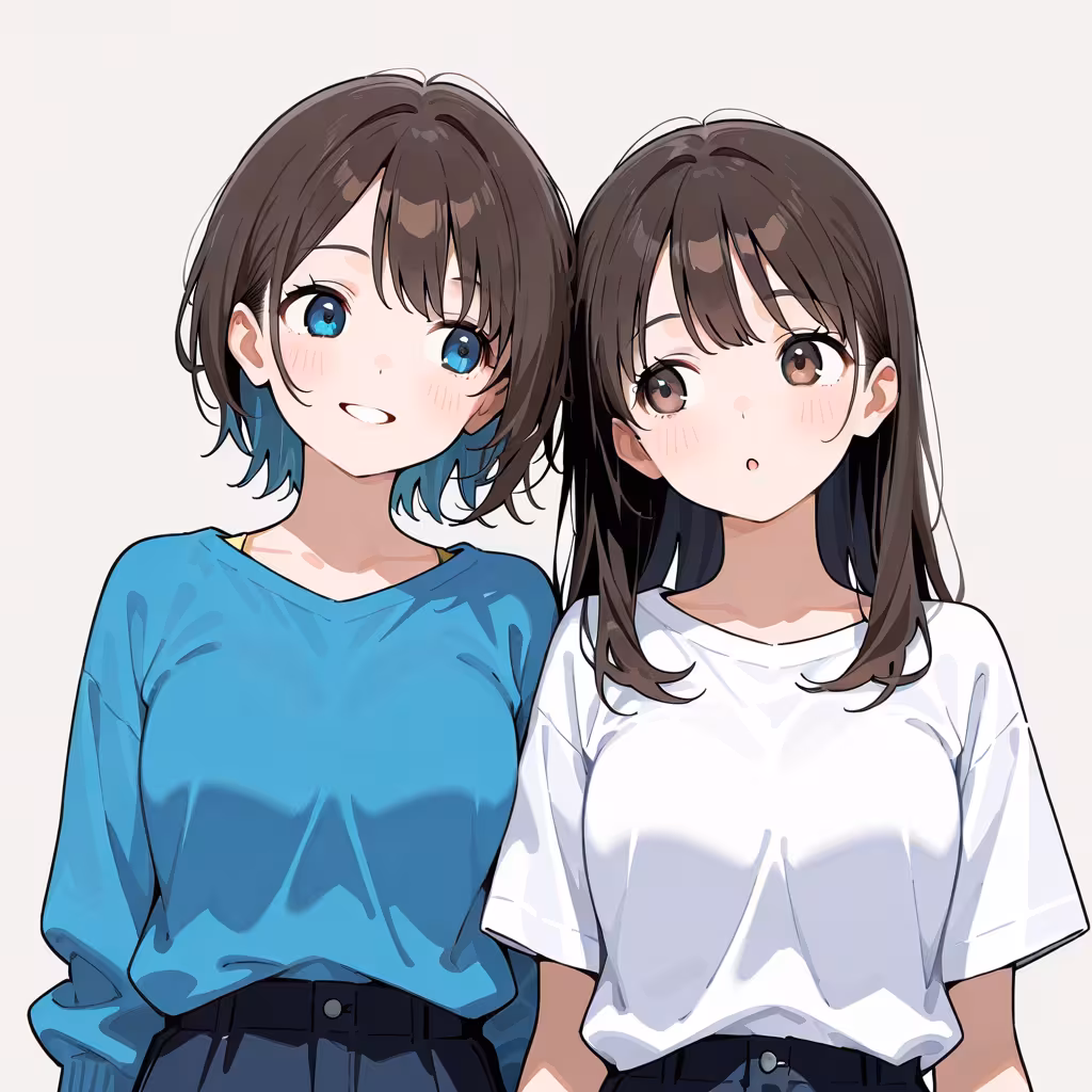 横並びの作例