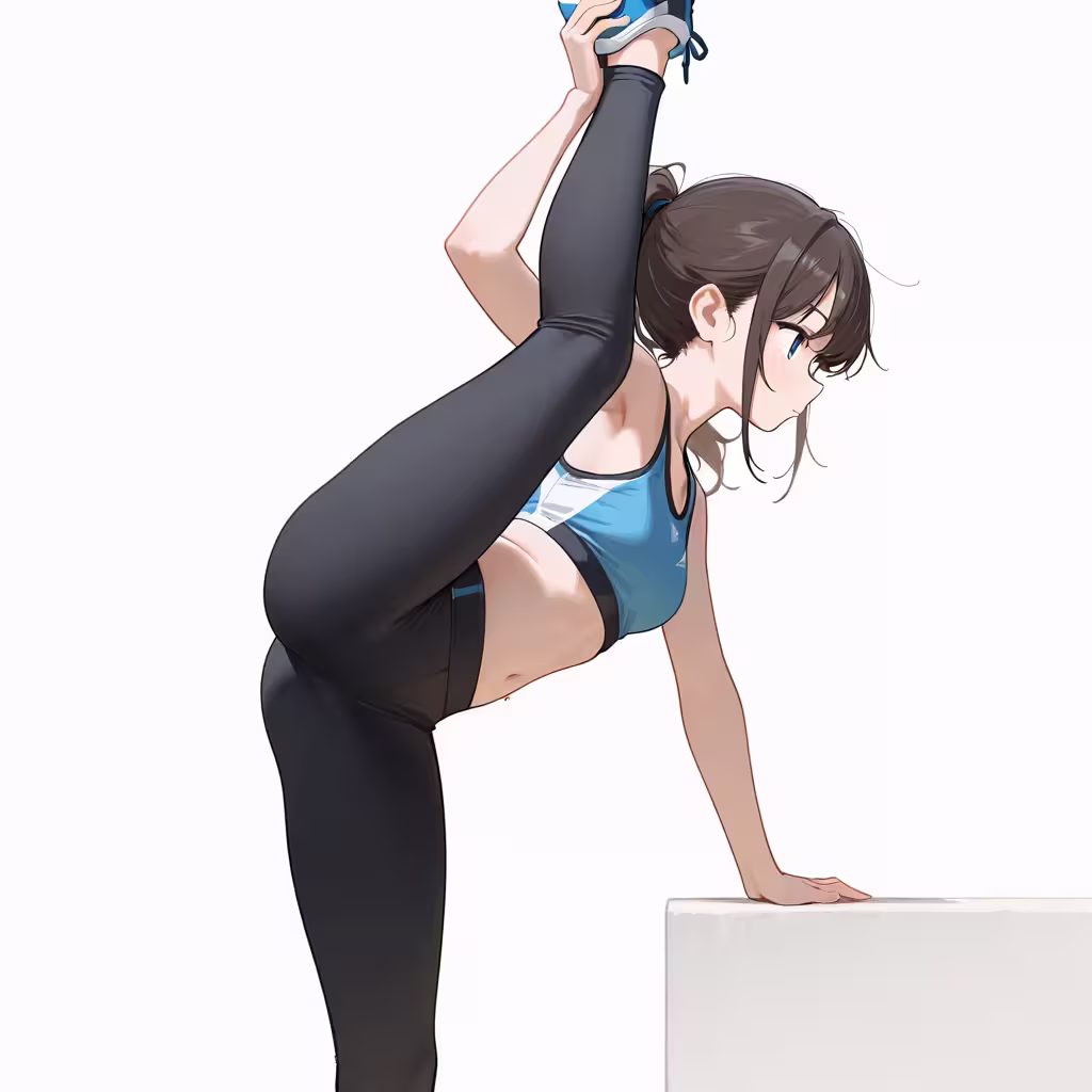 片足上げの作例