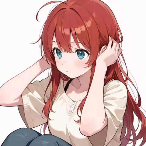 hands on own head