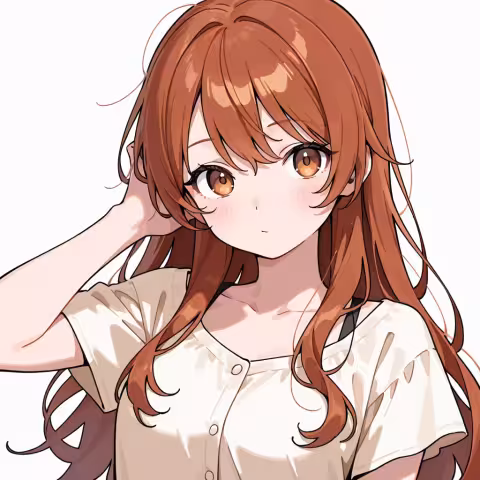 hand on own head