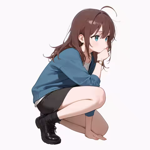 on one knee