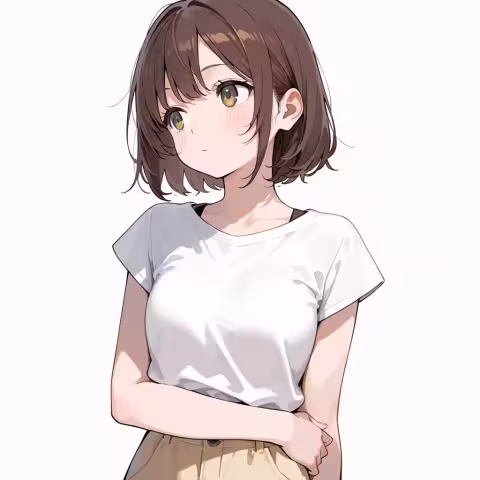 arm across waist