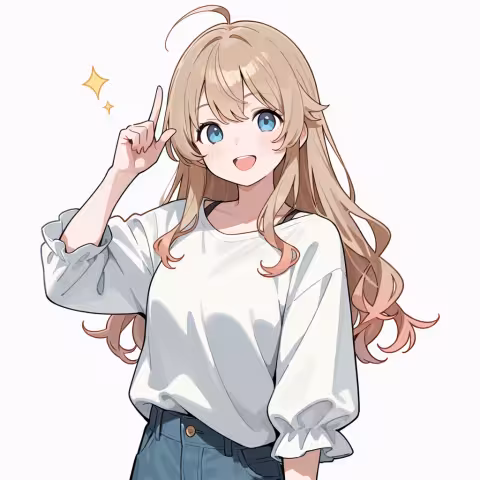 pointing up