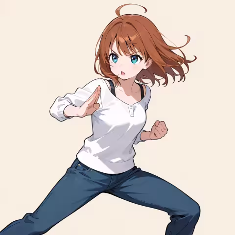 fighting stance