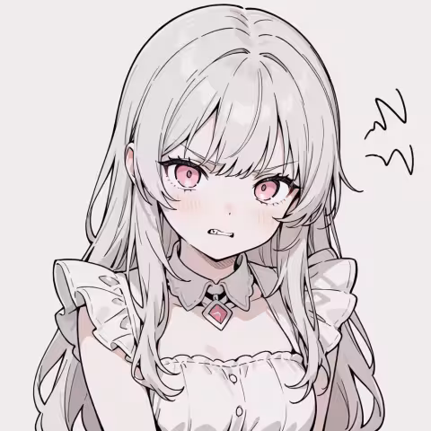>:(