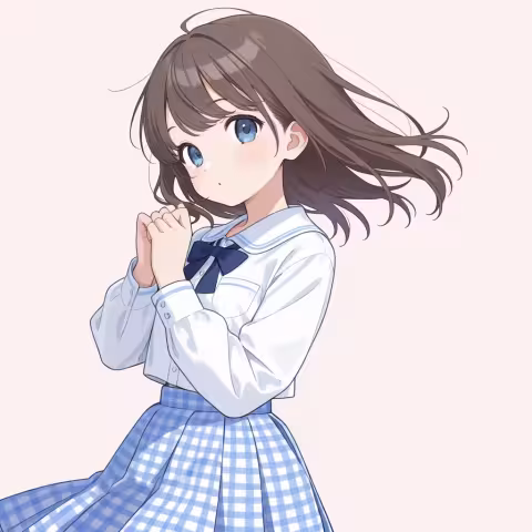 gingham skirt