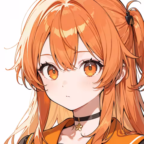 orange eyes