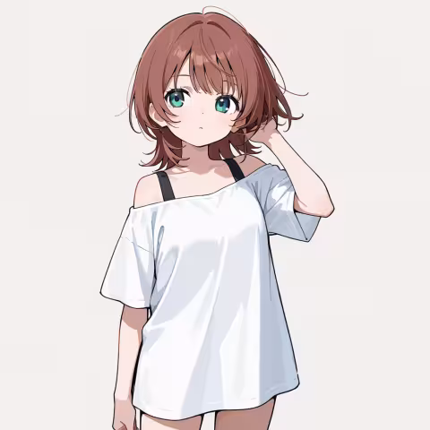 off-shoulder shirt