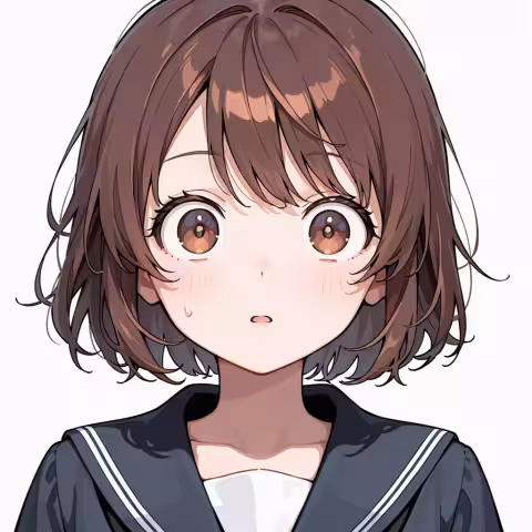 wide-eyed