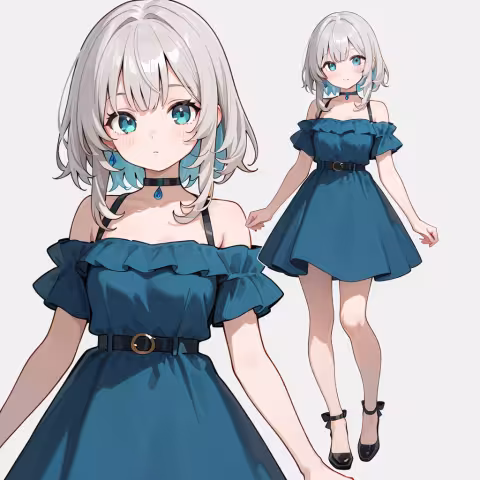 off-shoulder dress