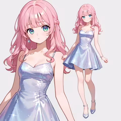 glitter dress