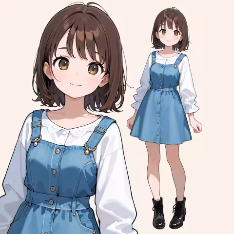 denim dress