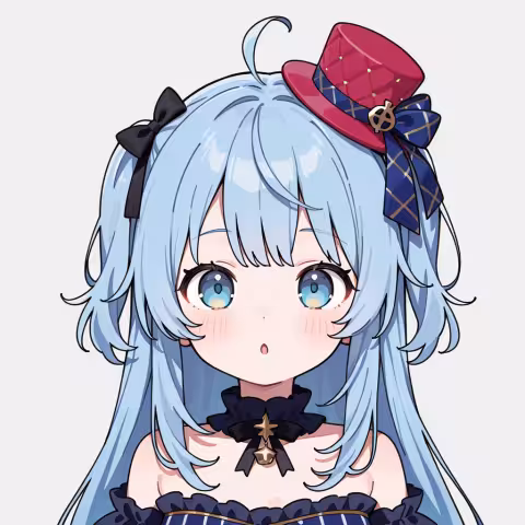 tilted headwear