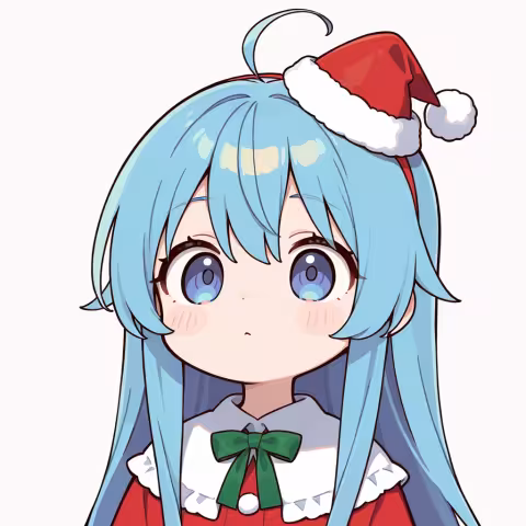 mini santa hat