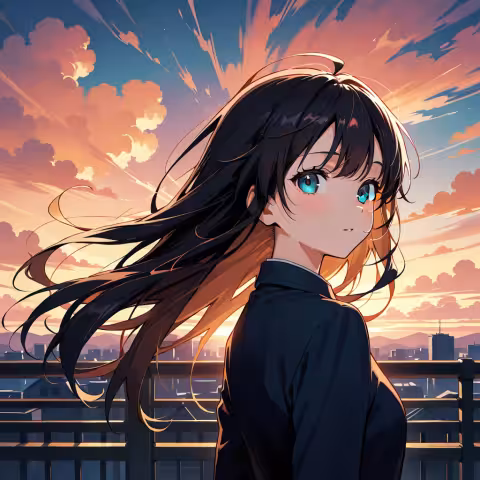 multicolored sky
