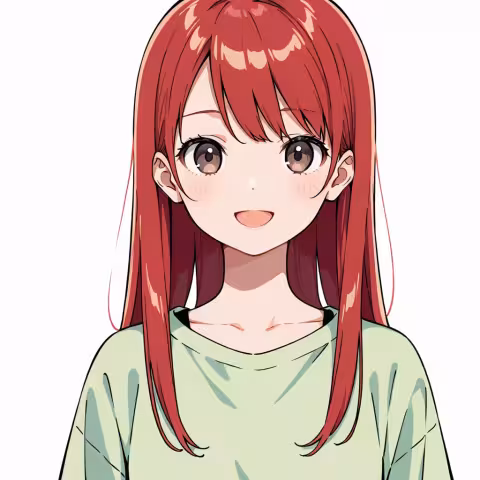 red hair