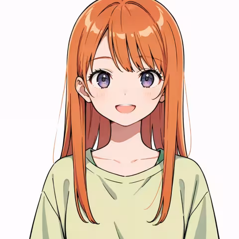 orange hair
