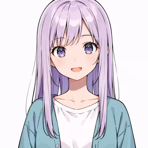 light purple hair