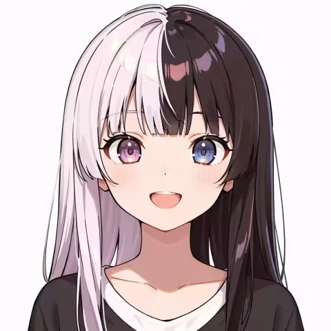 split-color hair