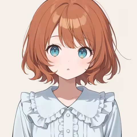 frilled shirt collar