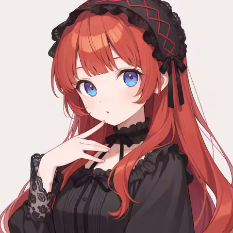 lace-trimmed sleeves