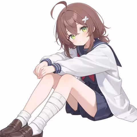 bandaged leg