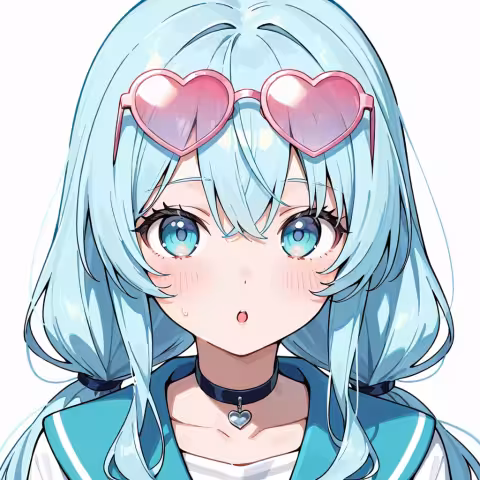 heart-shaped eyewear