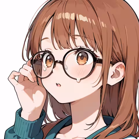 teardrop-framed glasses