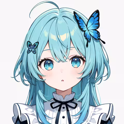 butterfly hair ornament