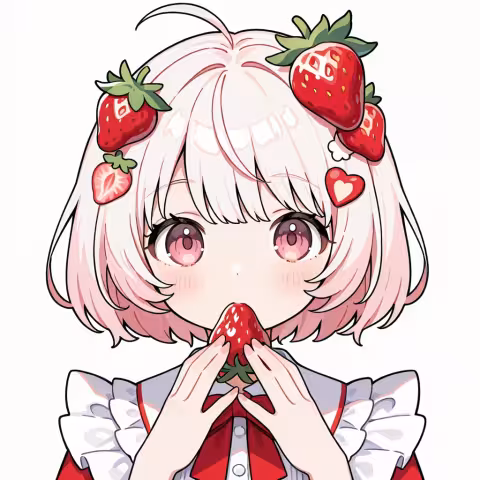 food-themed hair ornament