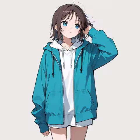 hooded jacket