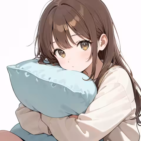 hugging object