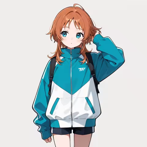 multicolored jacket