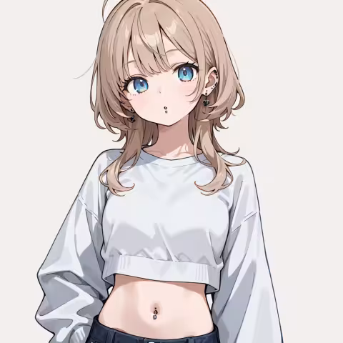 navel piercing