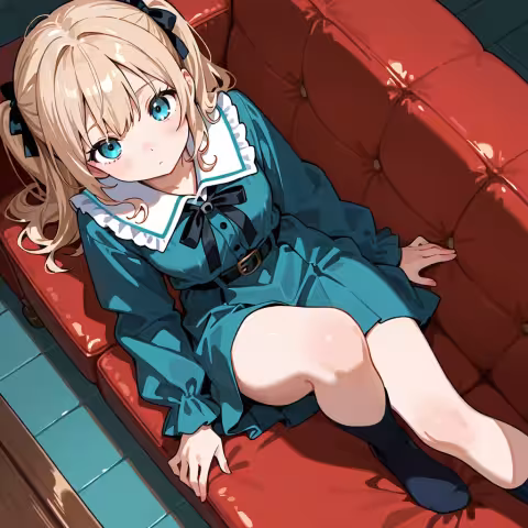 on couch