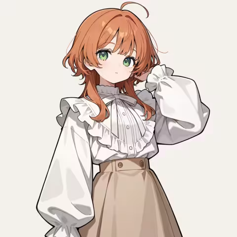 puffy long sleeves