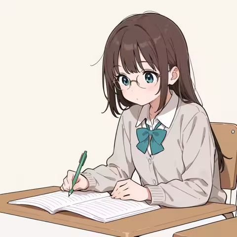 studying