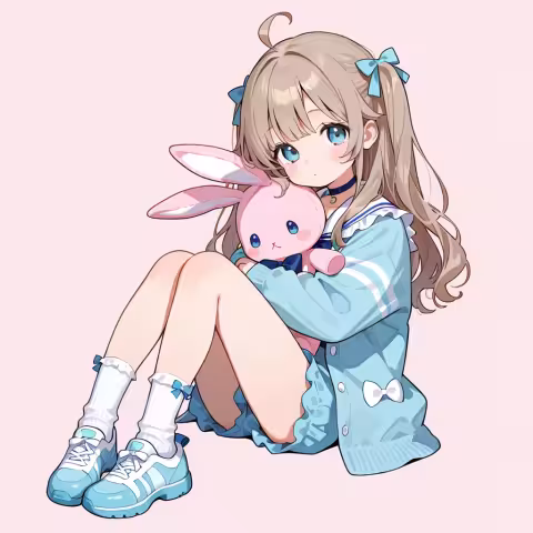 stuffed rabbit